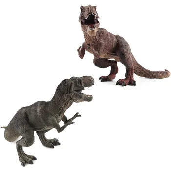 Didelis dydis Laukinis gyvenimas Tiranozauras Rex Dinozauras Žaislinis plastikas Žaisliniai žaislai Dinozaurų modelis Veiksmo figūrėlės Vaikų Berniuko dovana