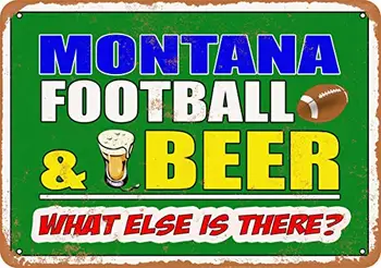 Metalinis ženklas - Montanos futbolas ir alus - vintažinė išvaizda