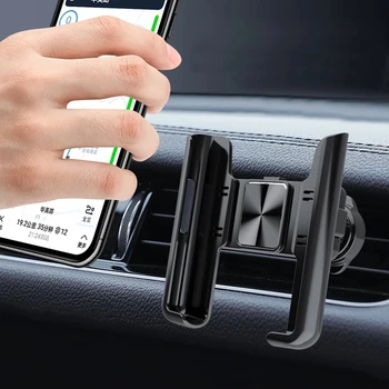Universalus automobilinio telefono laikiklis 360° sukimosi stovas mobiliojo telefono gravitacijos automatinio telefono laikikliui automobilyje Oro išleidimo spaustukas GPS palaikymas